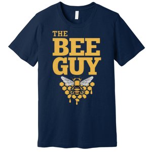 The Bee Guy Beekeeper Apiculture Bee Keeper Beekeeping Bee Lovers Honeybees Premium T-Shirt