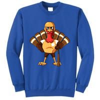 Thanksgiving Baseball Gobble Player Batter Turkey Day Gift Sweatshirt