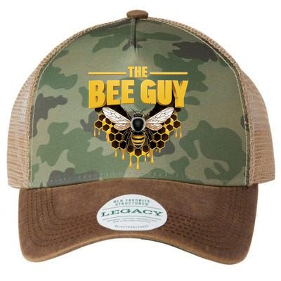 The Bee Guy Beekeeper Apiculture Bee Keeper Honeybees Beekeeping Bee Lovers Legacy Tie Dye Trucker Hat