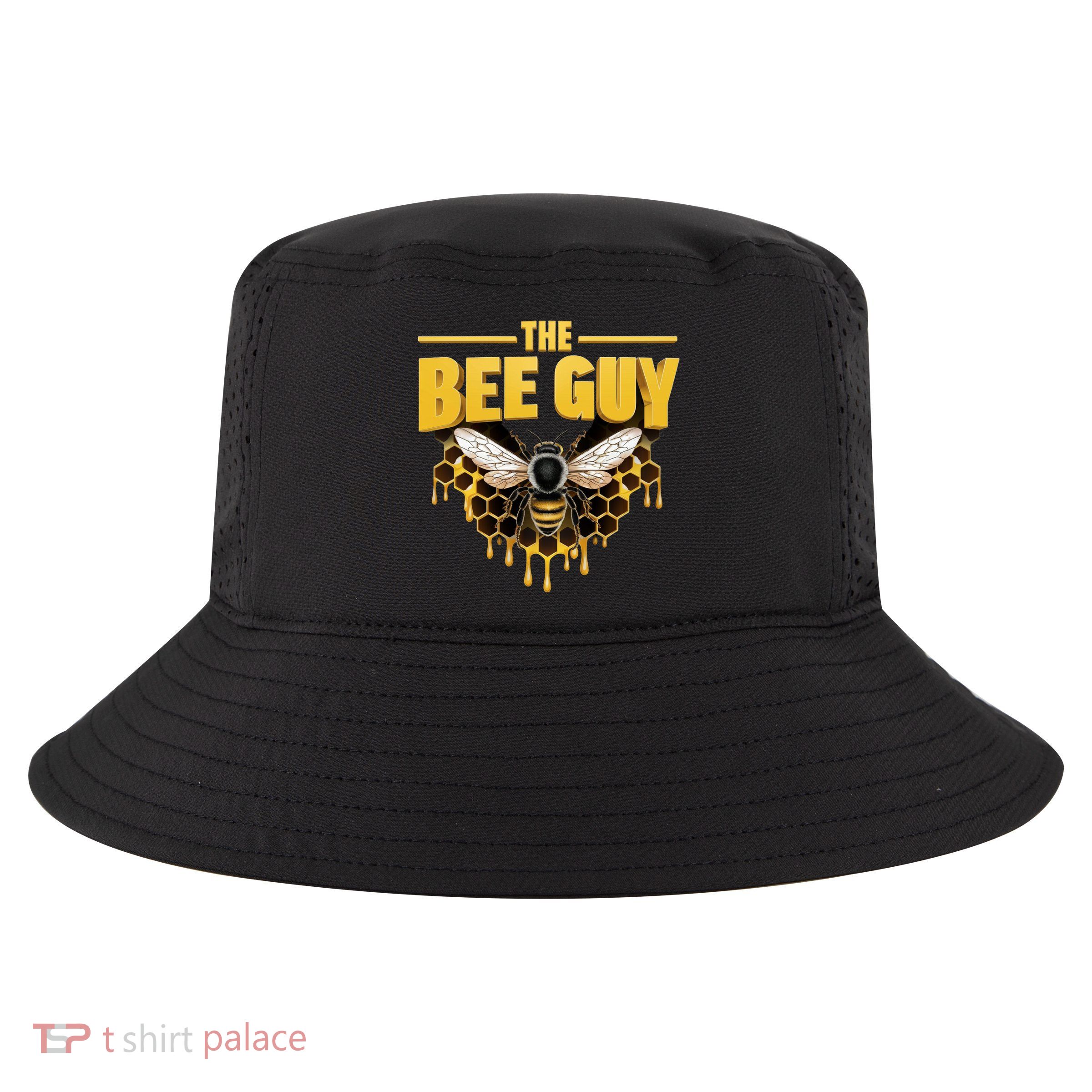 The Bee Guy Beekeeper Apiculture Bee Keeper Honeybees Beekeeping Bee Lovers Cool Comfort Performance Bucket Hat