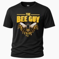 The Bee Guy Beekeeper Apiculture Bee Keeper Honeybees Beekeeping Bee Lovers Cooling Performance Crew T-Shirt