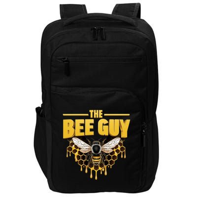 The Bee Guy Beekeeper Apiculture Bee Keeper Honeybees Beekeeping Bee Lovers Impact Tech Backpack