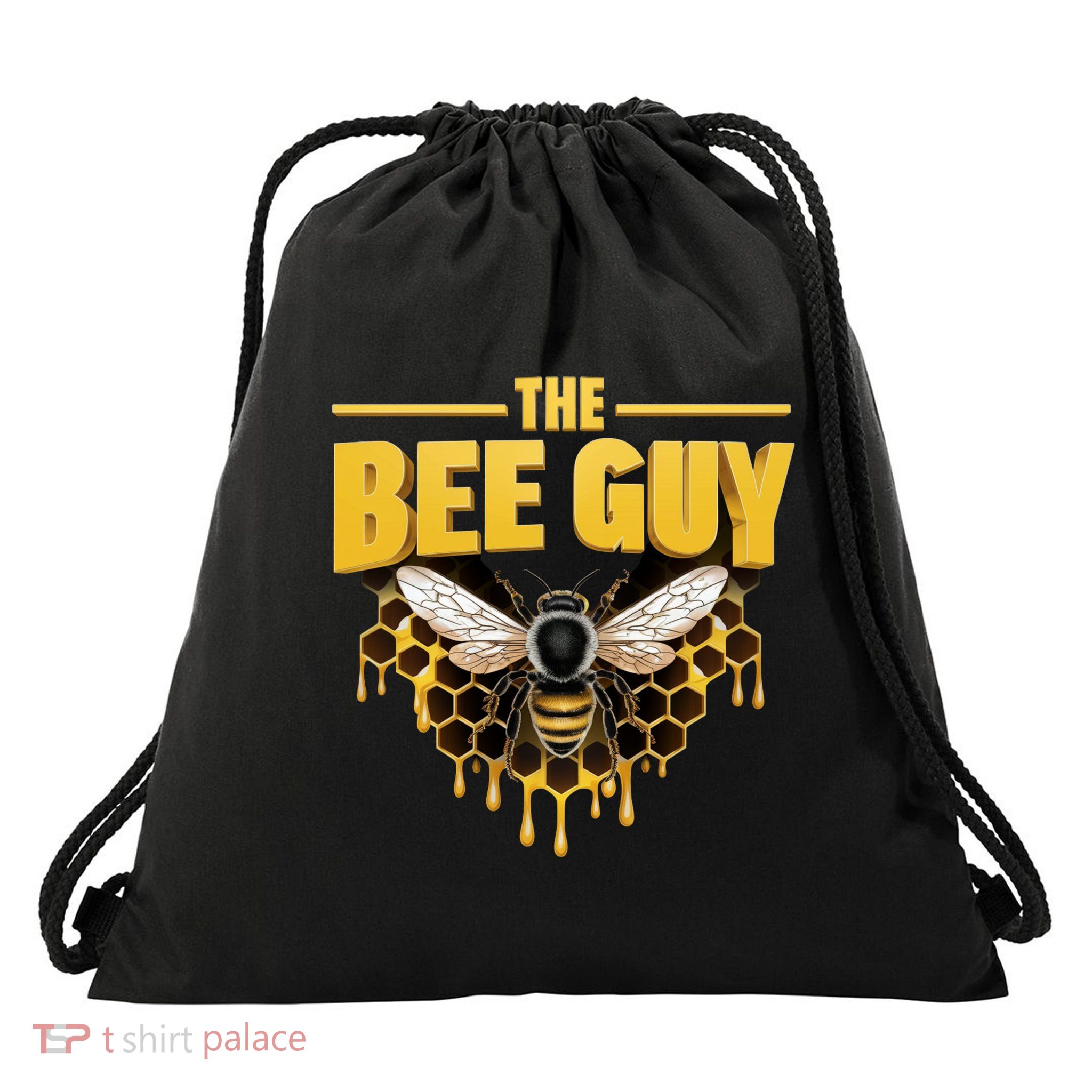 The Bee Guy Beekeeper Apiculture Bee Keeper Honeybees Beekeeping Bee Lovers Drawstring Bag