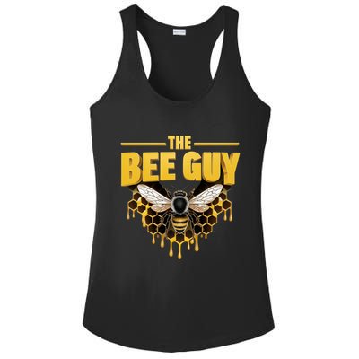The Bee Guy Beekeeper Apiculture Bee Keeper Honeybees Beekeeping Bee Lovers Ladies PosiCharge Competitor Racerback Tank