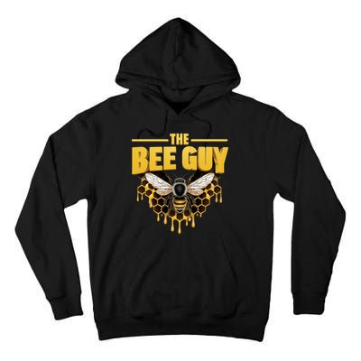 The Bee Guy Beekeeper Apiculture Bee Keeper Honeybees Beekeeping Bee Lovers Tall Hoodie