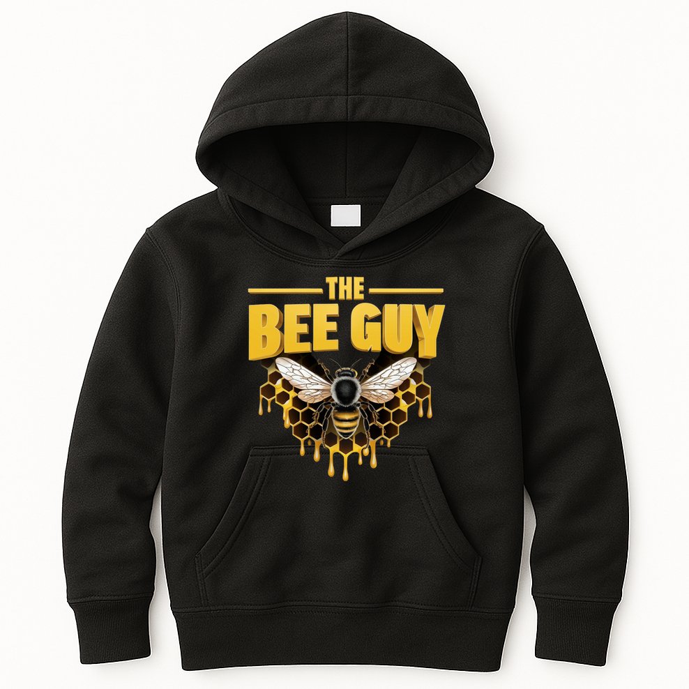 The Bee Guy Beekeeper Apiculture Bee Keeper Honeybees Beekeeping Bee Lovers Kids Hoodie