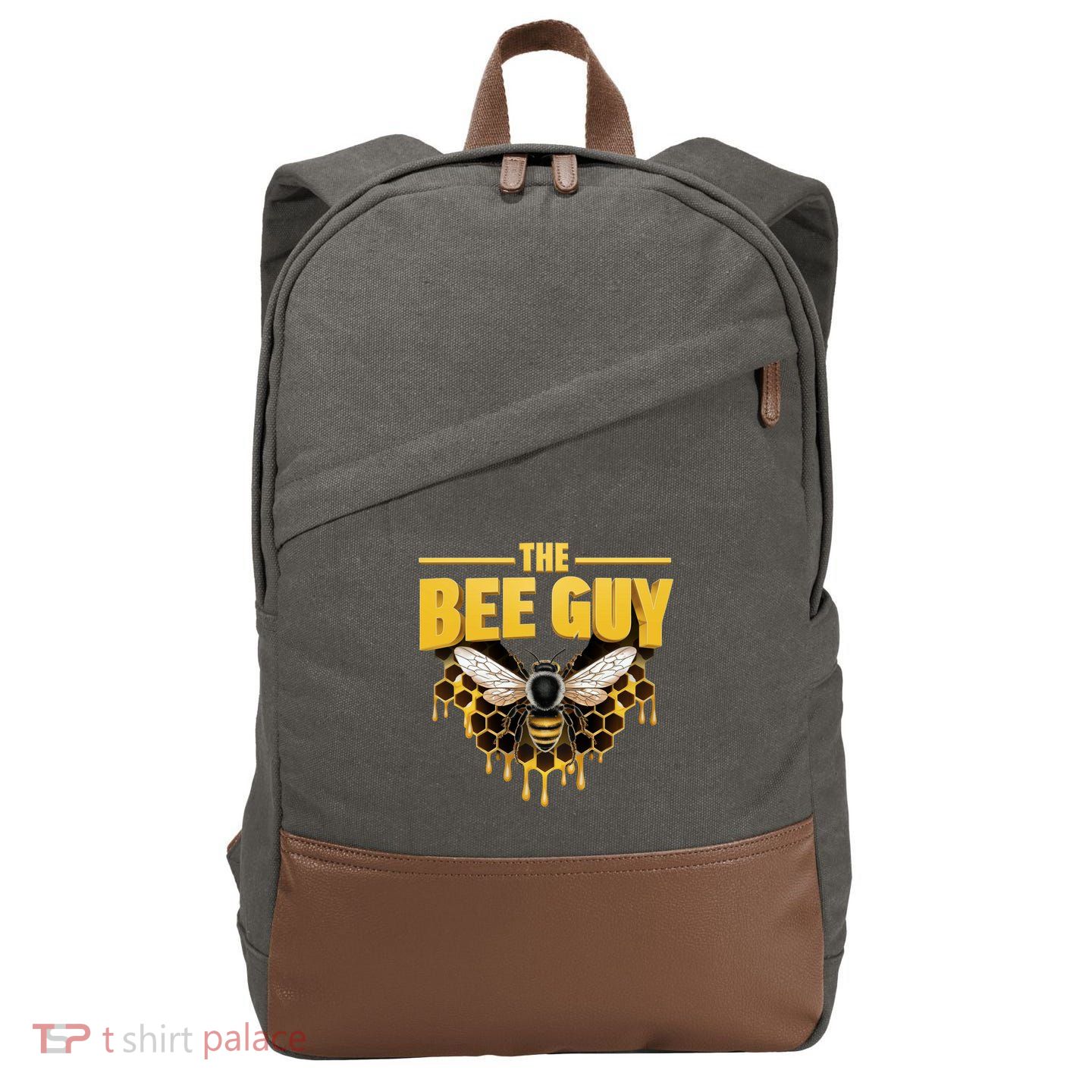 The Bee Guy Beekeeper Apiculture Bee Keeper Honeybees Beekeeping Bee Lovers Cotton Canvas Backpack