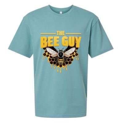 The Bee Guy Beekeeper Apiculture Bee Keeper Honeybees Beekeeping Bee Lovers Sueded Cloud Jersey T-Shirt