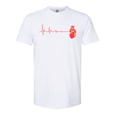 The Beat Goes On Open Heart Surgery Recovery Survivor Gift Softstyle CVC T-Shirt