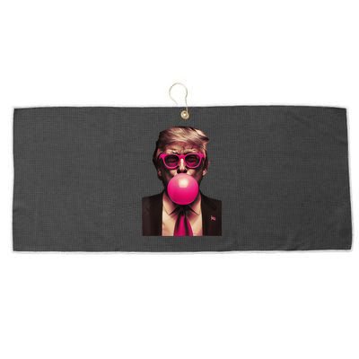 Trump Bubble Gum Funny Large Microfiber Waffle Golf Towel