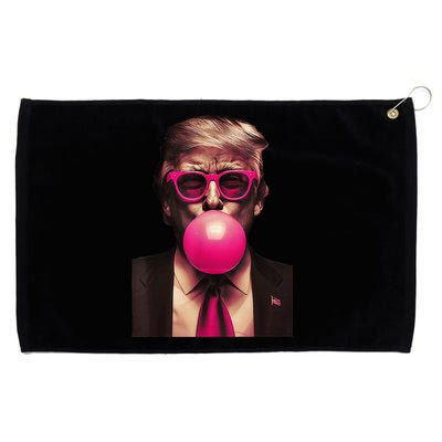 Trump Bubble Gum Funny Grommeted Golf Towel