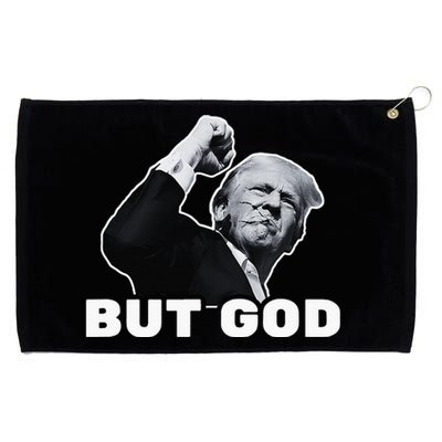 Trump But God Grommeted Golf Towel