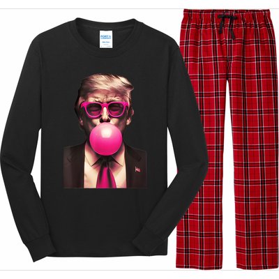 Trump Bubble Gum Long Sleeve Pajama Set