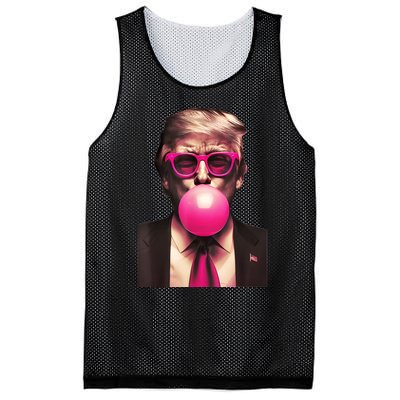 Trump Bubble Gum Mesh Reversible Basketball Jersey Tank