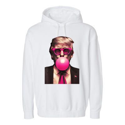 Trump Bubble Gum Garment-Dyed Fleece Hoodie