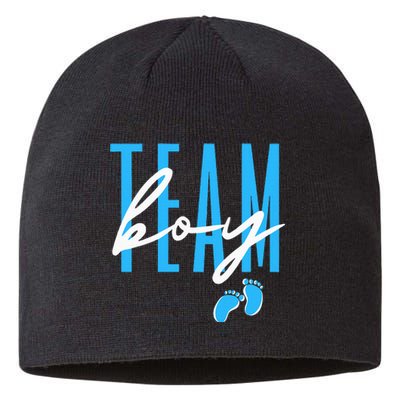 Team Boy Gender Reveal Baby Shower Sustainable Beanie