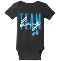 Team Boy Gender Reveal Baby Shower Baby Bodysuit