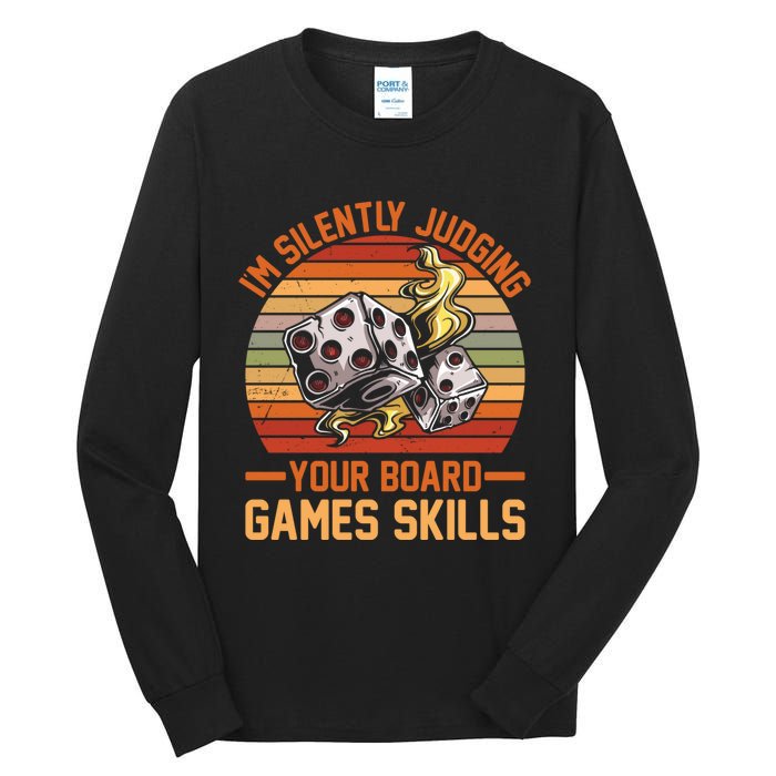 Tabletop Board Games Strategy Humor Tall Long Sleeve T-Shirt