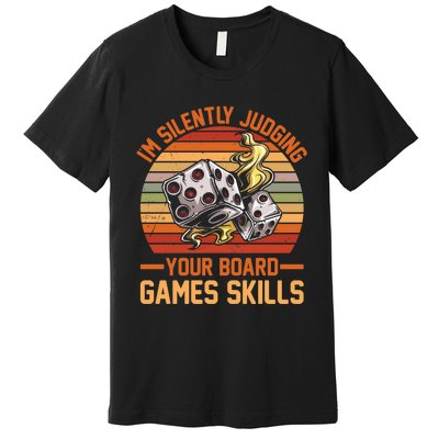 Tabletop Board Games Strategy Humor Premium T-Shirt