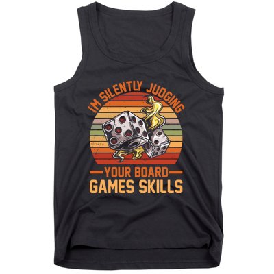 Tabletop Board Games Strategy Humor Tank Top