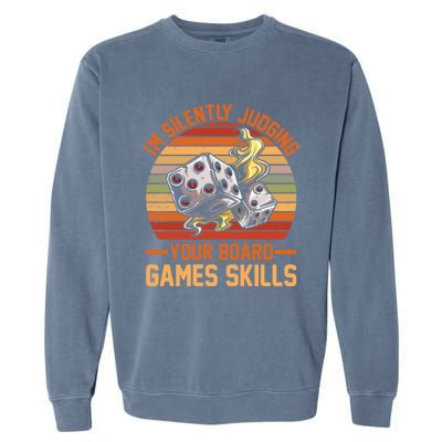 Tabletop Board Games Strategy Humor Garment-Dyed Sweatshirt