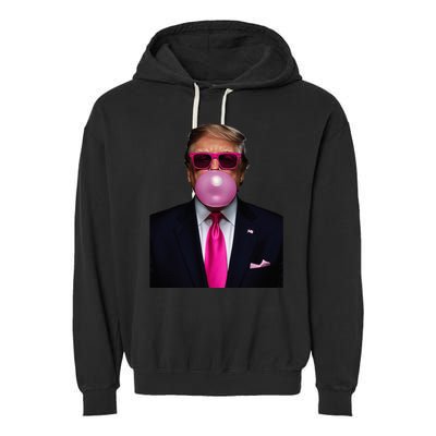 Trump Bubble Gum 2024 Vote President Funny Cute Garment-Dyed Fleece Hoodie