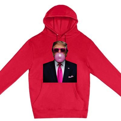 Trump Bubble Gum 2024 Vote President Funny Cute Premium Pullover Hoodie