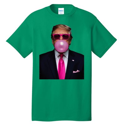 Trump Bubble Gum 2024 Vote President Funny Cute Tall T-Shirt