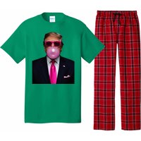 Trump Bubble Gum 2024 Vote President Funny Cute Pajama Set