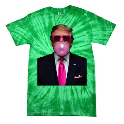 Trump Bubble Gum 2024 Vote President Funny Cute Tie-Dye T-Shirt