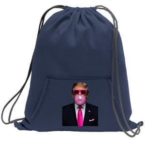 Trump Bubble Gum 2024 Vote President Funny Cute Sweatshirt Cinch Pack Bag