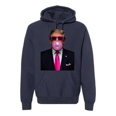 Trump Bubble Gum 2024 Vote President Funny Cute Premium Hoodie