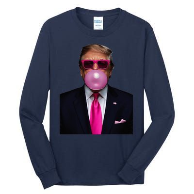 Trump Bubble Gum 2024 Vote President Funny Cute Tall Long Sleeve T-Shirt