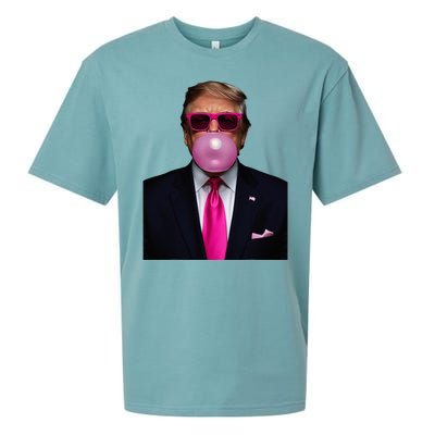 Trump Bubble Gum 2024 Vote President Funny Cute Sueded Cloud Jersey T-Shirt