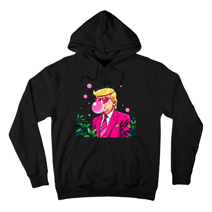 Trump B.U.B.B.L.E Gum Flower 2024 Vote President Hoodie