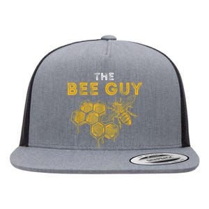 The Bee Guy Bee Lover Beekeeping & Beekeeper Flat Bill Trucker Hat