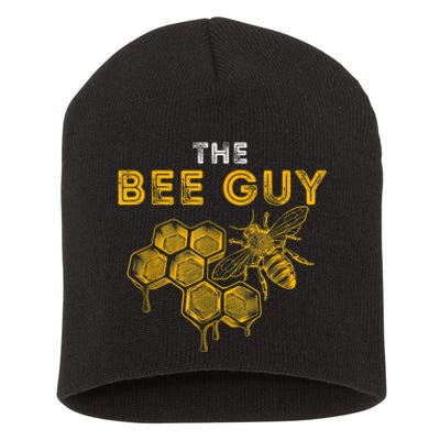 The Bee Guy Bee Lover Beekeeping & Beekeeper Short Acrylic Beanie