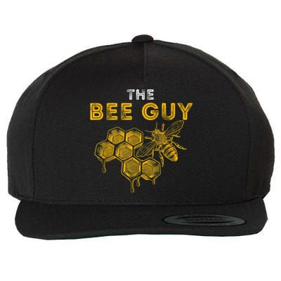 The Bee Guy Bee Lover Beekeeping & Beekeeper Wool Snapback Cap