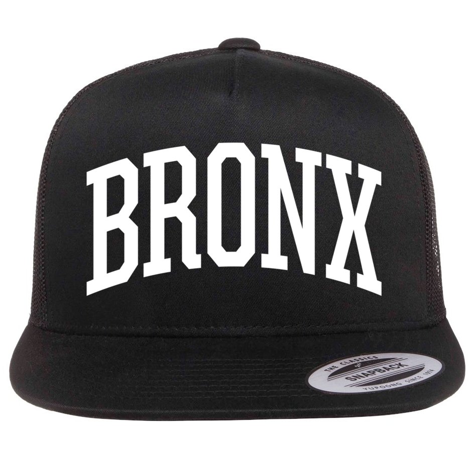The Bronx Gift New York City Nyc Bronx Gift Hooded Flat Bill Trucker Hat