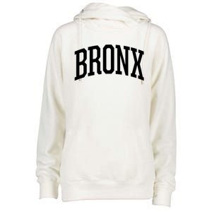 The Bronx Gift New York City Nyc Bronx Gift Hooded Womens Funnel Neck Pullover Hood