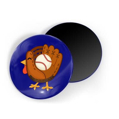 Turkey Baseball Glove Thanksgiving Day Catchers Dads Gift Magnet