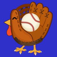 Turkey Baseball Glove Thanksgiving Day Catchers Dads Gift Premium T-Shirt