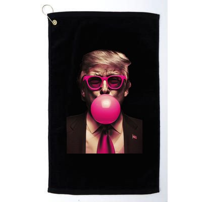 Trump Bubble Gum Platinum Collection Golf Towel