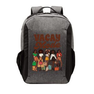 Trip Black Girl Travel Vacation Besties Trip Vacay Mod Vector Backpack