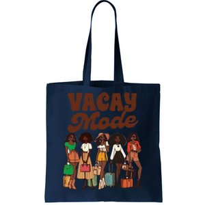 Trip Black Girl Travel Vacation Besties Trip Vacay Mod Tote Bag