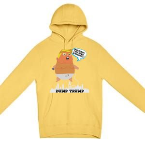 Trump Balloon Gift Premium Pullover Hoodie