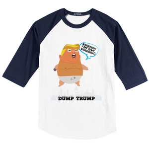 Trump Balloon Gift Baseball Sleeve Shirt