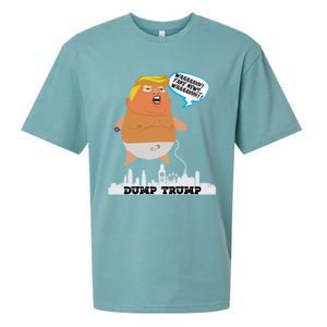 Trump Balloon Gift Sueded Cloud Jersey T-Shirt