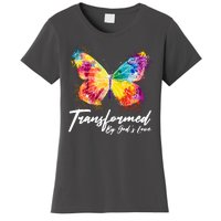 Transformed By Gods Love Painted Butterfly Women's T-Shirt