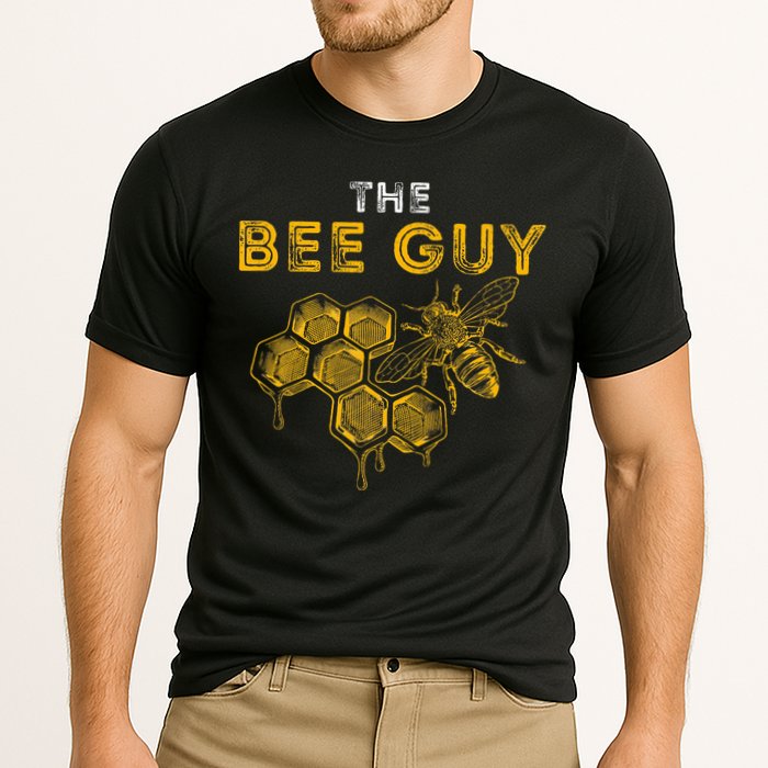 The Bee Guy Bee Lover Beekeeping & Beekeeper Cooling Performance Crew T-Shirt
